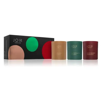 JOIK Home & Spa Christmas Selection bougie parfumée coffret cadeau