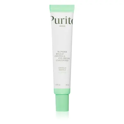 Purito Wonder Releaf Centella Eye Cream Unscented crème légère yeux anti-poches et anti-cernes