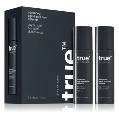 true men skin care Day & night complete skin care set kit soins visage jour et nuit pour homme