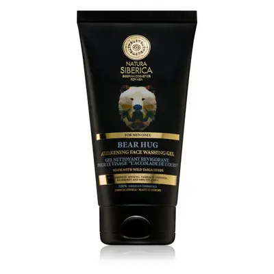 Natura Siberica For Men Only gel nettoyant rafraîchissant visage