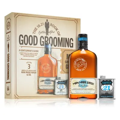 18.21 Man Made Book of Good Grooming Volume coffret cadeau pour homme Absolute Mahogany