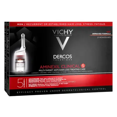 Vichy Dercos Aminexil Clinical soin ciblé anti-chute pour homme