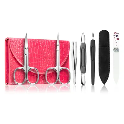 DuKaS Premium Line Solingen kit manucure + étui Pink