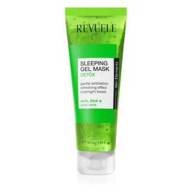 Revuele Sleeping Gel Mask Detox masque visage détoxifiant pour la nuit