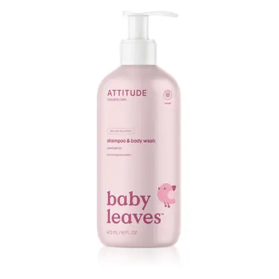 Attitude Baby Leaves Unscented gel de douche et shampoing en pour enfant