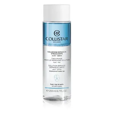 Collistar Cleansers Two-phase Make-up Removing Solution Eyes-Lips démaquillant bi-phasé waterpro