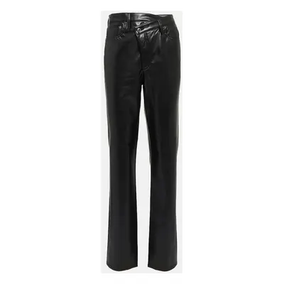 Agolde Pantalon Criss-Cross en cuir synthétique