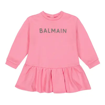 Balmain Kids Bébé - Robe sweat-shirt en coton