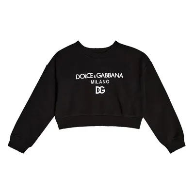 Dolce & Gabbana Kids Sweat-shirt en coton à logo