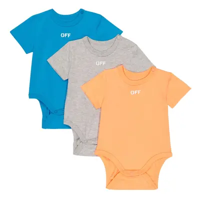 Off-White Kids Bébé - Set de 3 bodys en coton