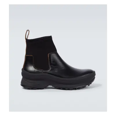 Jil Sander Bottines Chelsea en cuir