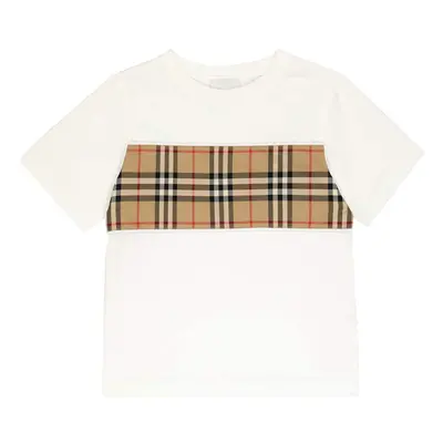 Burberry Kids T-shirt Vintage Check en coton