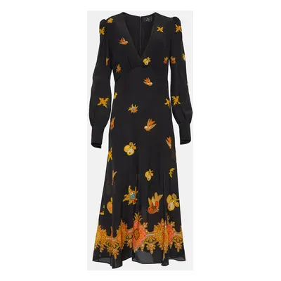 Etro Robe midi imprimée en crêpe de soie