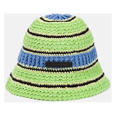 Stella McCartney Chapeau bob en crochet de coton à logo