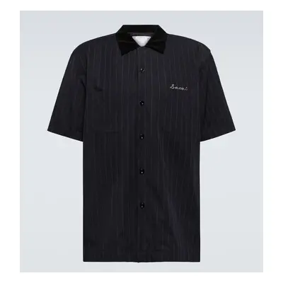 Sacai Chemise rayée en sergé