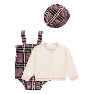 Burberry Kids Bébé - Set cardigan, body et chapeau