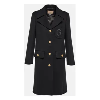 Gucci Manteau Double G brodé en laine