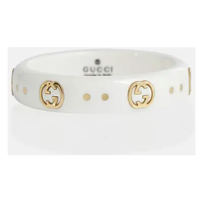 Gucci Bague Icon en plaqué or 18 ct et corindon