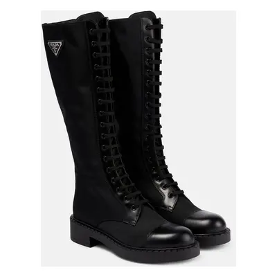 Prada Bottes en Re-Nylon et cuir