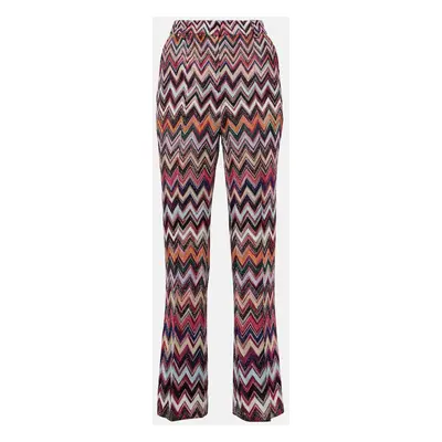 Missoni Pantalon évasé Zig Zag en lamé