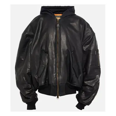 Balenciaga Veste bomber oversize en cuir