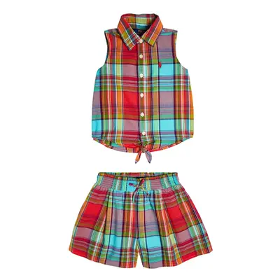 Polo Ralph Lauren Kids Ensemble top et short en coton madras