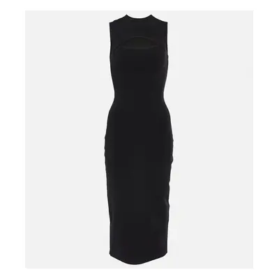 Victoria Beckham Robe midi Slash Front en crêpe