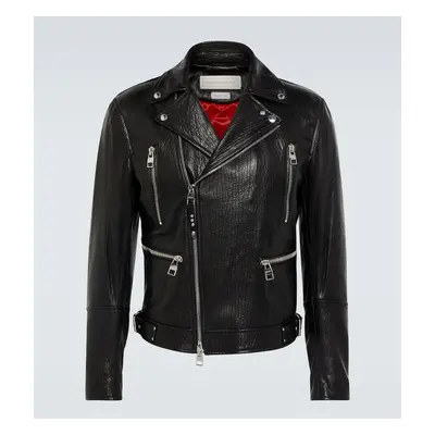 Alexander McQueen Veste en cuir