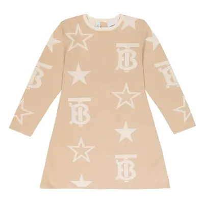 Burberry Kids Robe Sylvie en coton mélangé