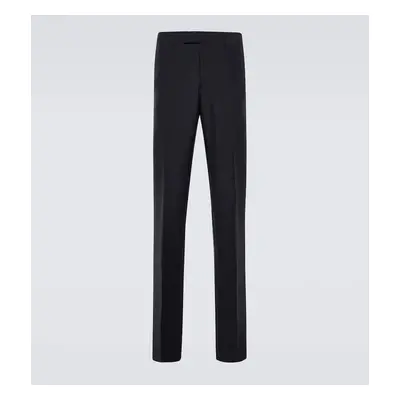 Burberry Pantalon droit en laine et mohair