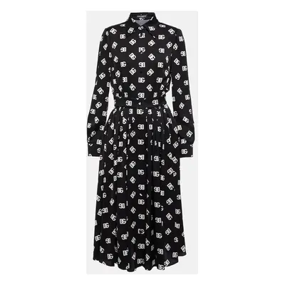 Dolce & Gabbana Robe midi en soie mélangée