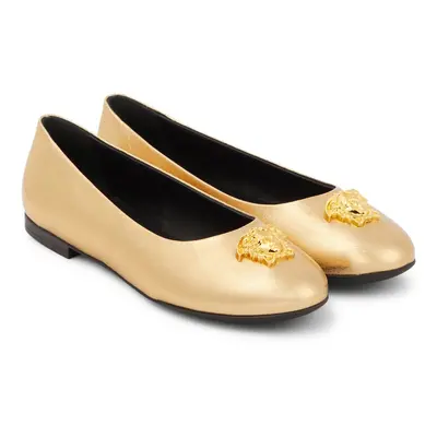 Versace Kids Ballerines La Medusa en cuir