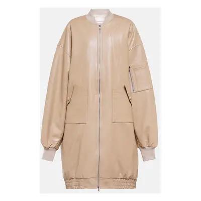 The Frankie Shop Veste bomber oversize en cuir synthétique