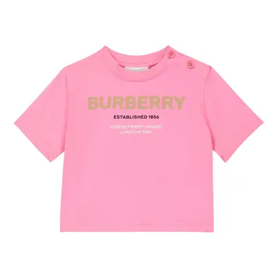 Burberry Kids Bébé - T-shirt en coton mélangé à logo