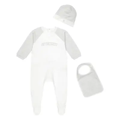 Givenchy Kids Bébé - Set grenouillère, bonnet et bavoir en coton