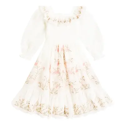 Petite Amalie Bébé - Robe brodée en lin