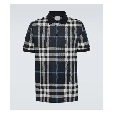 Burberry Polo en coton à carreaux