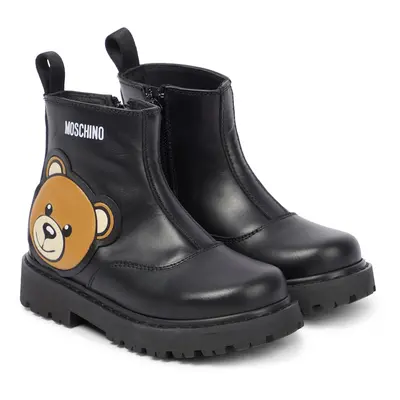 Moschino Kids Bottines en cuir