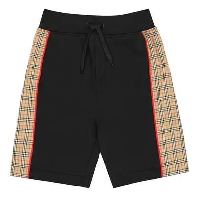 Burberry Kids Short Vintage Check en coton