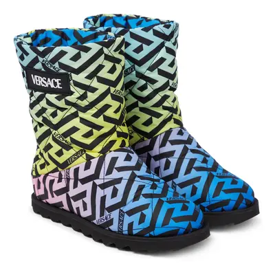 Versace Kids Bottes matelassées La Greca