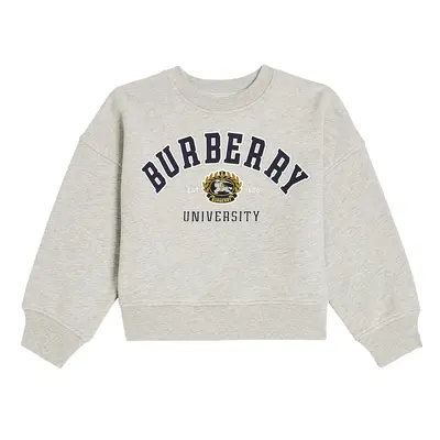 Burberry Kids Sweat-shirt en coton à logo