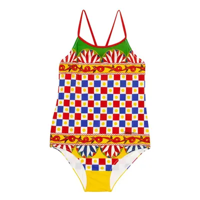 Dolce & Gabbana Kids Maillot de bain imprimé