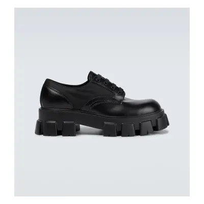 Prada Derbies Monolith en cuir