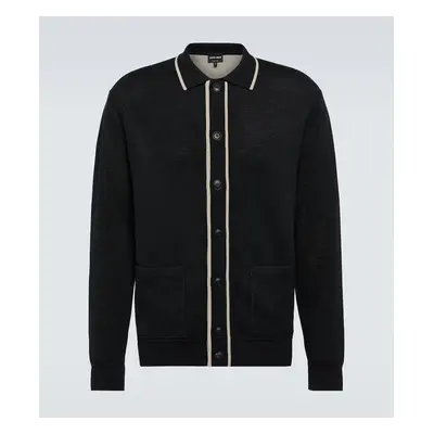 Giorgio Armani Cardigan en coton, soie et cachemire