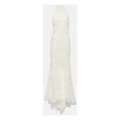 Alexander McQueen Robe longue de mariée en coton mélangé