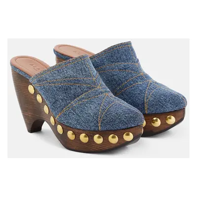 Alaïa Mules Le Sabot en denim