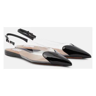 Alaïa Ballerines slingback Le Caur en cuir verni et PU