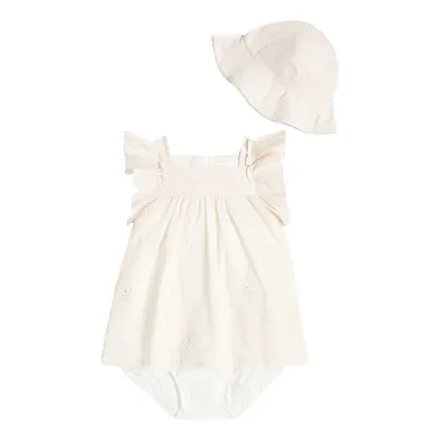 Chloé Kids Bébé - Ensemble robe et chapeau en coton