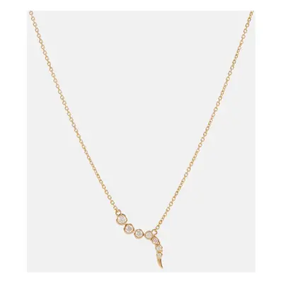 Ondyn Collier Delphina en or 14 ct et diamants