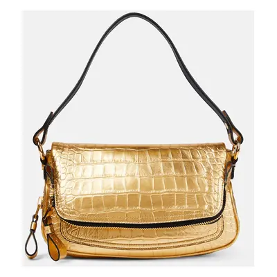 Tom Ford Sac Jennifer Small en cuir embossé métallisé